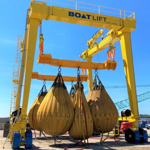 Travel lift controllato a distanza - BL155TL-90°RC - BOAT LIFT - a ruote indipendenti / per carichi pesanti / di sollevamento