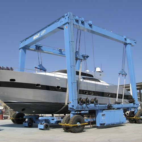 Travel lift controllato a distanza - BL130TL-90°RC - BOAT LIFT - a ruote indipendenti