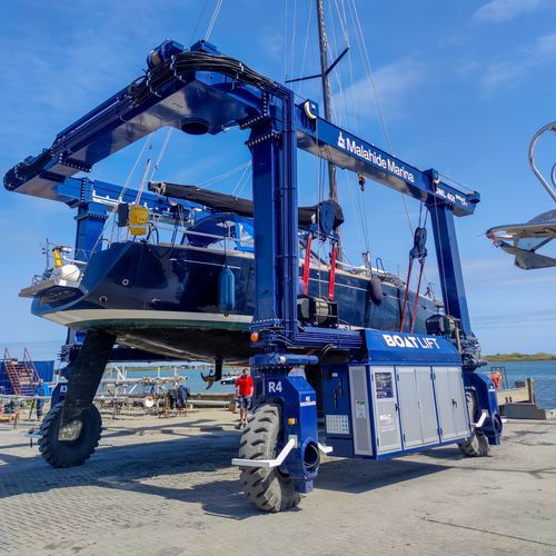 Travel lift controllato a distanza - BL40TL-90°RC - BOAT LIFT - a ruote indipendenti / per carichi pesanti / di sollevamento