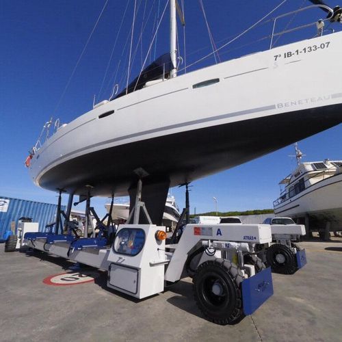 Carrello per movimentazione - BL20M-90° - BOAT LIFT - per cantiere navale / tandem / idraulico