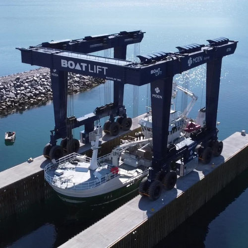 Travel lift controllato a distanza - BL670TL-90&deg;DSC - BOAT LIFT - a ruote indipendenti / per carichi pesanti / di sollevamento