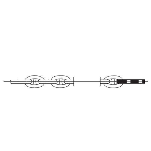 Chafe chain di nave - 84 MM - Sotra Marine Produkter - per ancora / con traversino