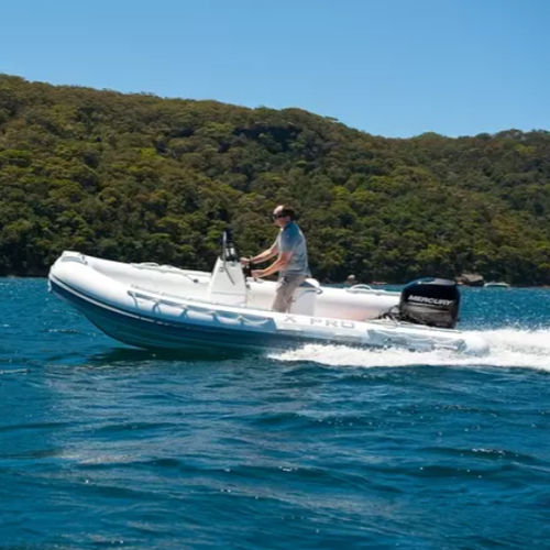 Gommone fuoribordo - HSF series  - Weihai Hifei Marine Co., Ltd - semirigido / con console centrale / open