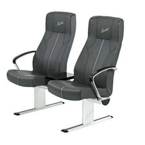 Sedile per nave passeggeri - A400 - Arctic Marine Furniture as - con braccioli / con schienale alto / 2 posti