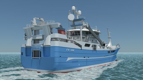Nave da pesca professionale peschereccio a strascico - KINGS CROSS - Karstensens Shipyard Ltd.