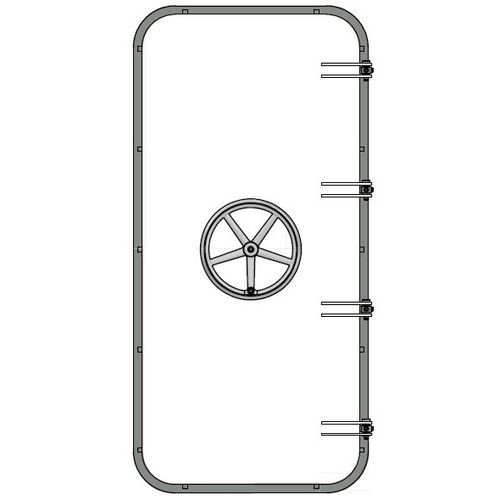 Porta per nave - WRD S3-30 - Libra-Plast AS - a tenuta stagna / in acciaio / MED
