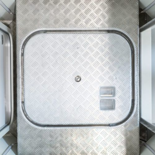 Passauomo per nave - WRH-F S2 - Libra-Plast AS - quadrato / a tenuta d'acqua / a filo coperta
