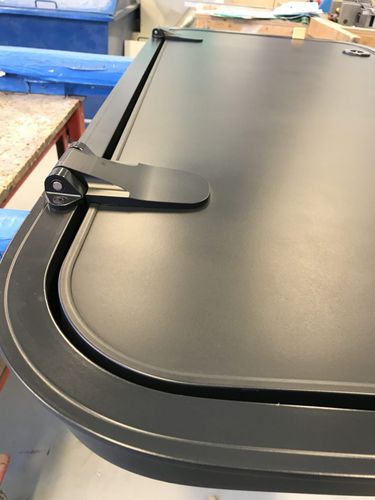 Passauomo per nave - SLH-S series - Libra-Plast AS - quadrato / apribile / con due maniglie interne
