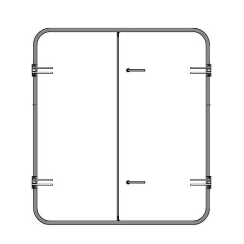 Porta per nave - WRD.D A1 - Libra-Plast AS - a tenuta d'acqua / doppia / in alluminio