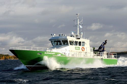 Barca professionale patrol boat - Glückstadt - UKI Workboat - entrobordo / in alluminio / GL