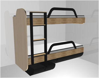 Letto a castello - D-02-800 / 900  - Vestnes Ocean - per nave