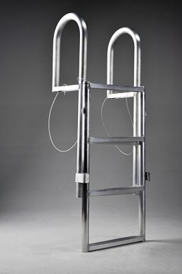 Scaletta per pontile - Accmar Equipment Company - pieghevole / da bagno / in alluminio