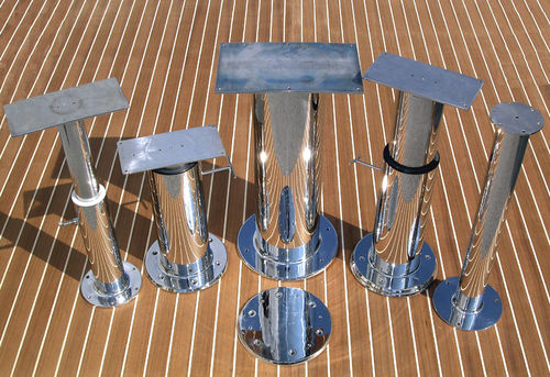 Base per tavolo per barca in acciaio inox - Maine Mystique