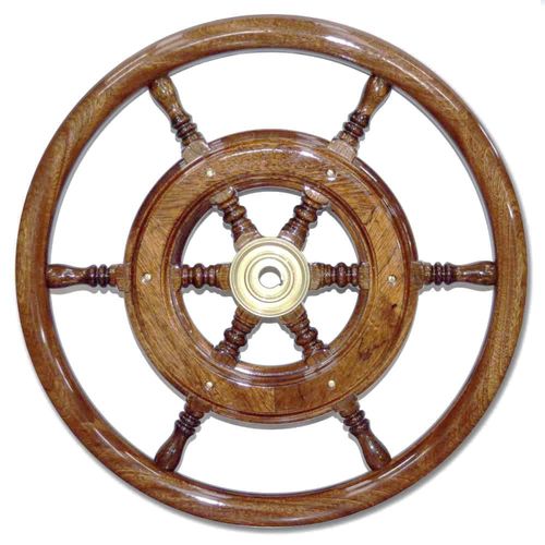 Ruota del timone per barca a vela - T3B series - SAVORETTI ARMANDO & C. s.n.c. - in mogano / tradizionale