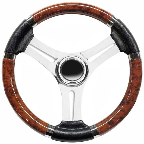 Volante per barca a motore in acciaio inossidabile - T18 series - SAVORETTI ARMANDO & C. s.n.c. - in carbonio / racing / a tre razze