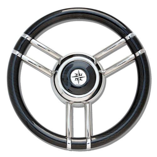 Volante per barca a motore in acciaio inossidabile - T27CF - SAVORETTI ARMANDO & C. s.n.c. - in alluminio / in carbonio / racing
