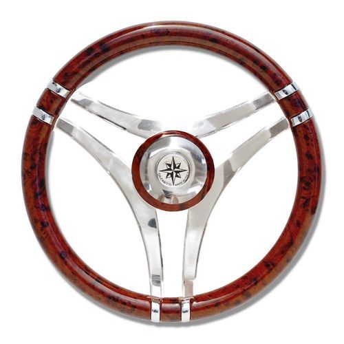 Volante per barca a motore in acciaio inossidabile - T28CR-CF series - SAVORETTI ARMANDO & C. s.n.c. - in legno / in carbonio / design