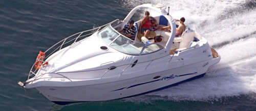 Cabin-cruiser entrobordo - Duna 290 - Lema boats - bimotore / open / da pesca sportiva
