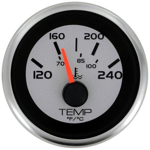 Indicatore per barca - Argent - Veethree Electronics and Marine LLC - di temperatura d'acqua / analogico / per motore