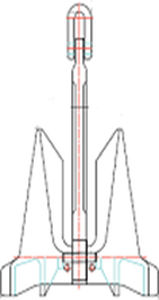 Ancora HHP - MAK-AC - MEP Systems - tipo AC-14 / per nave