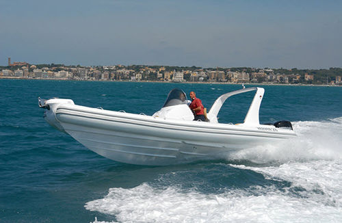 Gommone fuoribordo - 28 OPEN FB - Heaven Gommoni - bimotore / semirigido / con console centrale