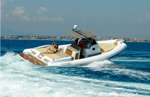 Gommone fuoribordo - 34 WA - Heaven Gommoni - bimotore / semirigido / con console centrale