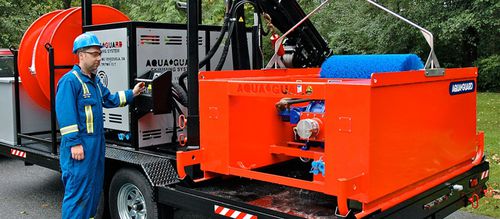 Skimmer per idrocarburi a spazzzola - RBS TRITON™ 150 T - Aqua-Guard Spill Response - a disco / a tamburo / rimorchiabile
