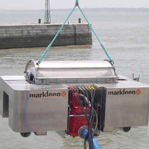 Skimmer per idrocarburi a tamburo - MS60 - Markleen Terra - multi-spazzola / per acque calme / per fiume