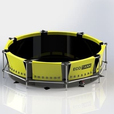 Serbatoio di liquidi - ECOTANK - Markleen Terra - di stoccaggio temporaneo / con telaio / portatile