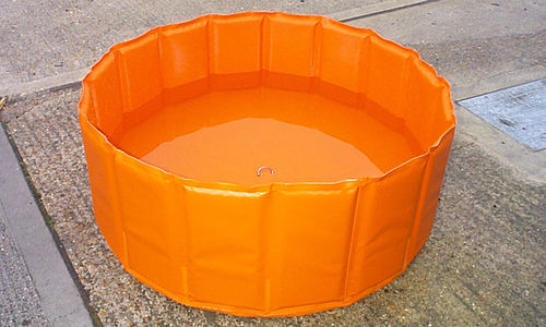 Serbatoio di acqua - Decontamination - Vikoma International - di stoccaggio temporaneo / con telaio / portatile