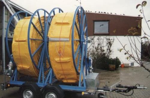Avvolgitore per barriera antinquinamento rimorchiabile - HYDROTECHNIK LÜBECK GMBH