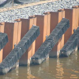 Parabordi per porto - Maritime International - per pali di sostegno di banchine / Dropstitch