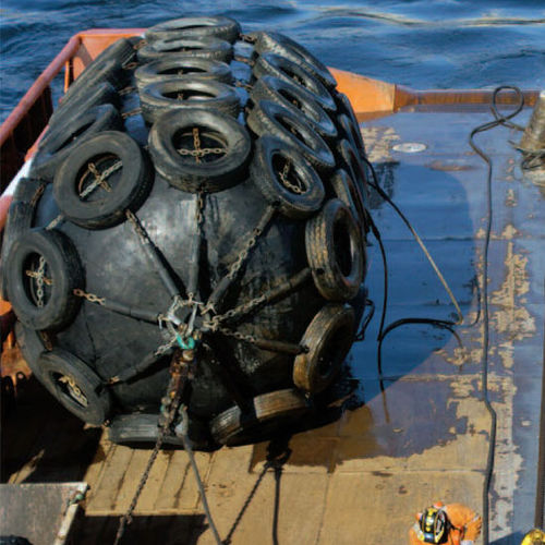 Parabordo per nave - Mavi Deniz - per pontile / Yokohama / rete metallica di sicurezza