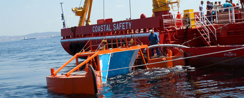 Skimmer per idrocarburi a stramazzo - Mavi Deniz - con braccio spazzola