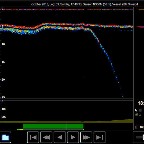 Fishfinder per barca da pesca professionale - Mantis - Notus Electronics - a colori / da pesca a strascico