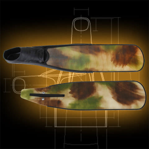 Pinne per pesca subacquea - KELPIE - Specialfins Ltd. - in gomma / a scarpetta