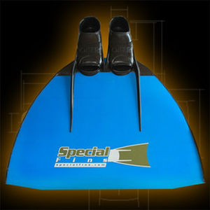 Monopinna per apnea - COLORED - Specialfins Ltd. - per pesca subacquea / in gomma / a scarpetta