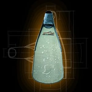 Pinne per pesca subacquea - HYBRID PRO - Specialfins Ltd. - in carbonio / in fibra di vetro
