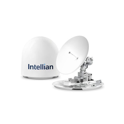 Antenna Ku-band - X150D - Intellian Technologies - dual band / Ka-band / per barca