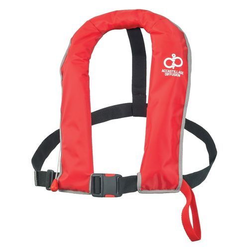 Giubbotto di salvataggio autogonfiabile - CONF-550478 - AD NAUTIC - 165 N / unisex / giallo