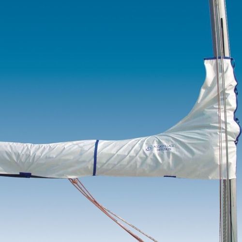 Telone di protezione per barca a vela - G95103 - AD NAUTIC - per randa / in PVC / bianco