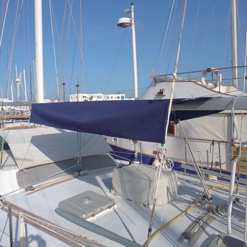 Cagnaro parasole per barca a vela - PRESTIGE - AD NAUTIC - per cabina di pilotaggio / in nylon / in acrilico