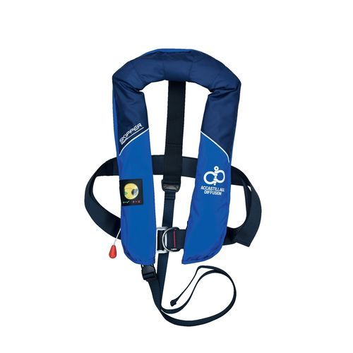 Giubbotto di salvataggio autogonfiabile - SKIPPER - AD NAUTIC - 165 N / unisex / blu