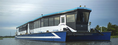 Traghetto passeggeri catamarano - VEGA 120 - Navgathi Marine Design & Constructions - costiero