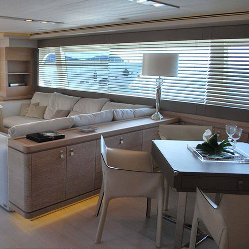 Tenda veneziana - SOL 09 - Solarglide Limited - in ecopelle / per yacht / per barca