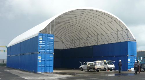 Capannone per riparazione barche - container series - Yachtgarage
