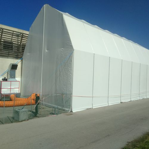 Cabina di sabbiatura per cantiere navale - AT002B - Yachtgarage
