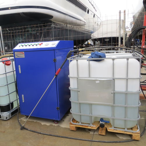 Pulitore ad alta pressione per cantiere navale - HPWT001 - Yachtgarage - mobile / con riciclo dell'acqua / con motore elettrico