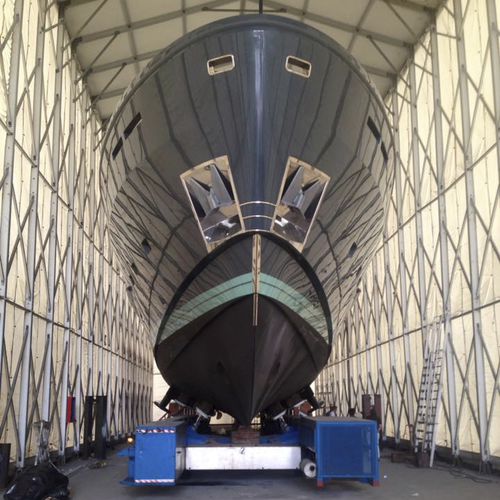 Capannone per manutenzione per di imbarcazioni - ALU Series - Yachtgarage - di vernice