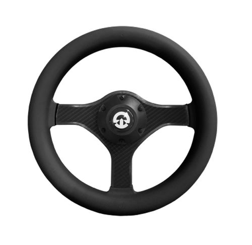 Volante per barca a motore rivestimento in cuoio - VR00 - Riviera srl Genova - in carbonio / racing / a tre razze